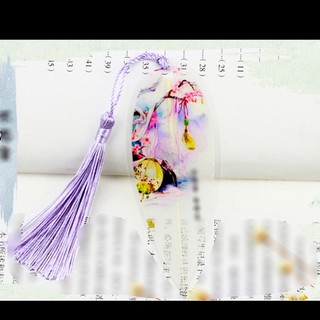 Bookmark gân lá bất tư tương cổ trang dây tuyến đánh dấu trang tiện lợi