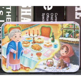 Puzzle ghép hình CÔ BÉ BÁN DIÊM 60 pcs hình đẹp, sắc nét