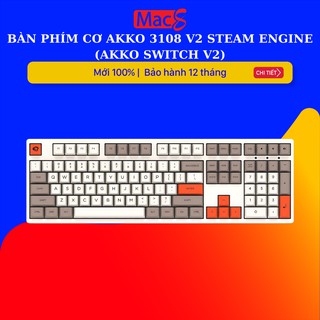 [Mã SKAMSALE03 giảm 10% đơn 200k] Bàn phím cơ AKKO 3108 v2 Steam Engine (Akko switch v2)