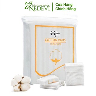 Bông tẩy trang 3 lớp Cotton Pads [Túi 222 miếng] Chính Hãng - NEDEVI Chính Hãng