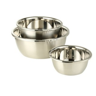Thố inox trộn bột size 18cm, 20cm, 22cm, 24cm, 26cm, 28cm 1,6 dùng đánh trứng hoặc trộn bột