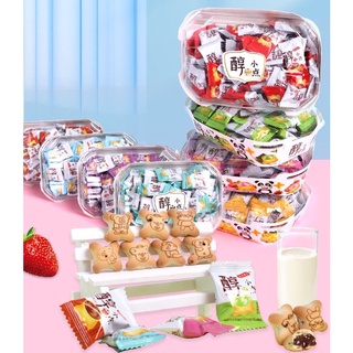 [Mã 253FMCGSALE giảm 8% đơn 500K] BÁNH GẤU NHÂN SỮA CHUA - SOCOLA - DÂU - MATCHA THƠM NGON