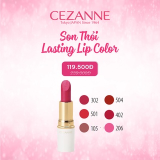 Son thỏi Cezanne Lasting Lip Color N-3.9g các màu