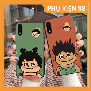Ốp lưng Samsung A01 / A02 ốp điện thoại LineBear, bé tóc xù, hoa siêu đẹp