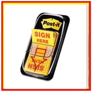 [GIÁ KHO]Note trình ký Sign Here (Post It 3M-Mỹ ) dính bền