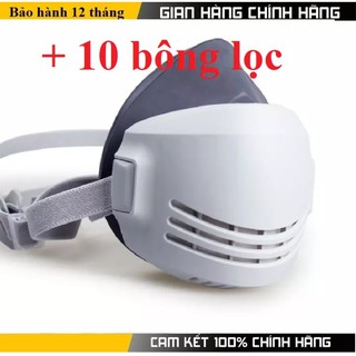 Mặt nạ phòng độc bảo hộ lao động phun sơn hóa chất nhỏ gọn
