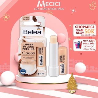 Son tẩy da chết và dưỡng ẩm môi Balea Cocos 4,8g dừa 2 trong 1 - Hàng chính hãng Đức Shop Mecici