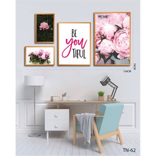 TRANH BỘ 4 DÁN TƯỜNG CỠ ĐẠI - PHONG CÁCH BẮC ÂU- GIÁ RẺ - MELYHOME- TB51809FMX25