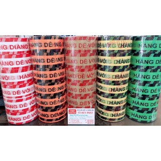 Băng Keo In Chữ “HÀNG DỄ VỠ” (1 cây nặng 1,2kg gồm 6 cuồn cùng mẫu)