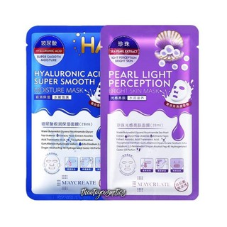 Miếng Mặt nạ HA MayCreate – Hyaluronic Acid Super Smooth Mask