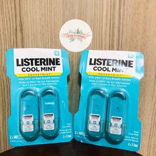 Xịt thơm miệng diệt khuẩn Listerine 7.7ml Mỹ