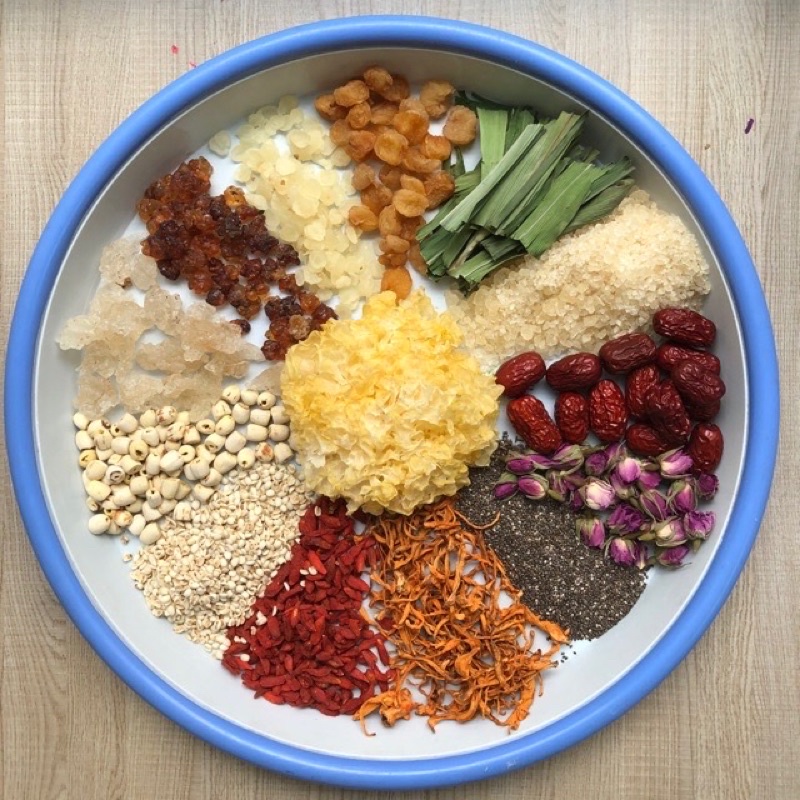 Nguyên Liệu Nấu Chè Tự Chọn - Nguyên Liệu Nấu Chè Dưỡng Nhan - Chè Sâm Bổ Lượng - Topping