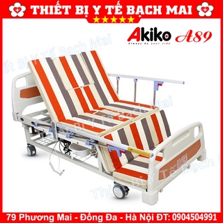 Giường Điện Y Tế Akiko A89 Chức Năng [Nâng, Hạ Đầu Chân, Nghiêng Người, Mở Bô]