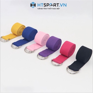 Dây Tập Yoga, Hổ Trợ Tập Giãn Cơ Đai Cotton Dài 1,8M, Giúp Gym Yoga Tại Nhà Tiện Lợi