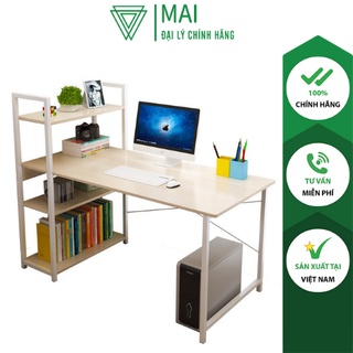 Bàn làm việc, b máy tính, ban học kèm giá sách IGA- GM12
