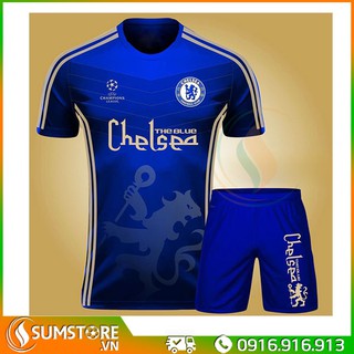 Áo Bóng Đá Độc Lạ Cực Chất - CLB Chelsea Xanh C1