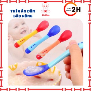 Thìa ăn dặm cho bé - Loại Thìa Báo Nóng An Toàn Cho Bé