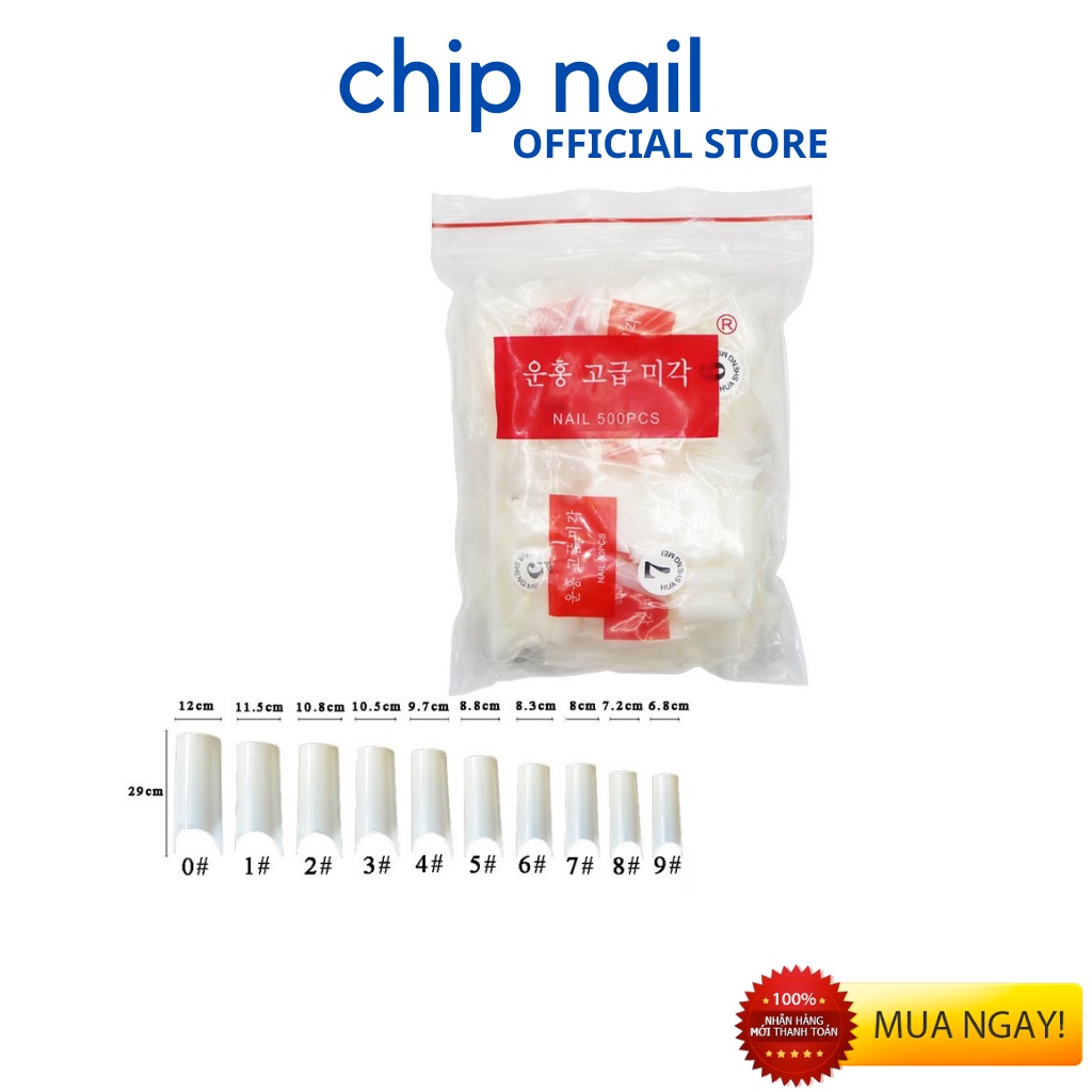 Móng nối tip ống tre