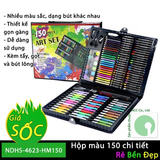 Hộp màu 150 chi tiết cho bé thoải sức sáng tạo - NDHS-4623-HM150 (Nhiều màu)