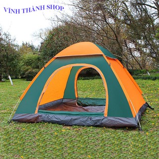 Lều Dã Ngoại Tự Bung Lều Cắm Trại Chống Nước Chống Tia Tử Ngoại Cho 4-6 Người