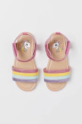 Dép sandal hm cầu vồng pony ❤️ FREESHIP ❤️ Dép sandal hm cầu vồng pony cho bé