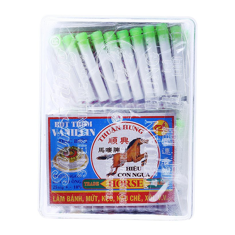 Túi 10 ống bột thơm (vani) Thuận Hưng