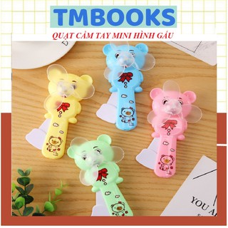 [Free Ship Đơn 50k ]Quạt Cầm Tay Mini Tiện Dụng Hình Gấu Dễ Thương
