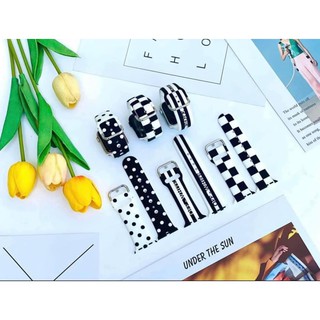 Dây Apple Watch cao su phối màu trắng đen cực mới dành cho apple watch Cực Chất