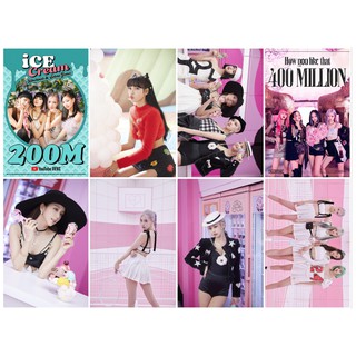 poster BLACK PINK khổ a3 1 xấp gồm 8 tấm mẫu mới nhất