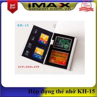 HỘP ĐỰNG THẺ NHỚ KH-15 ĐỰNG 2CF, 2SD, 2 MICRO, 2 NGĂN