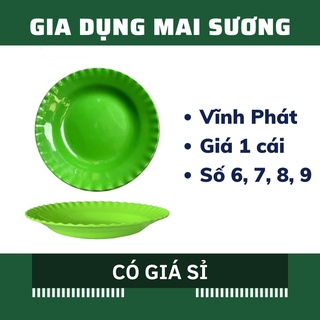 [Giá Sỉ] Dĩa Nhựa Xanh Vĩnh Phát