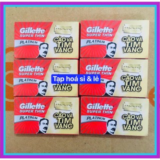 1 hộp Lưỡi lam gillette gồm 5 cái siêu bén dao lam