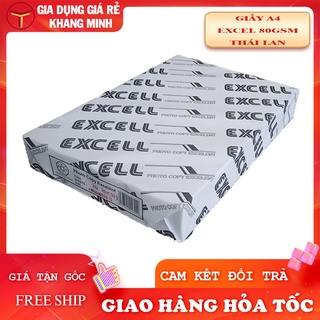 Giấy In A4 Excel 80gsm Nhập Khẩu Thái Lan Xấp 400 Tờ