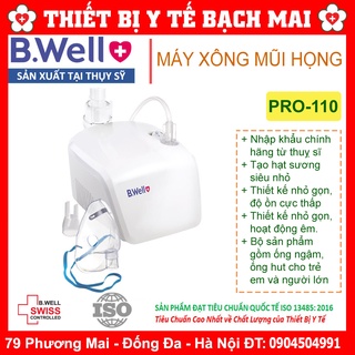 Máy Xông Mũi Họng BWell Pro-110