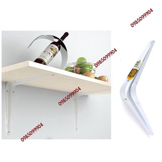 Một Cái Bản lề giá đỡ kệ decor góc vuông eke ê ke con sơn chữ L kích thước TOLSEN thép carbon cứng chắc cao cấp