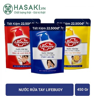 Nước Rửa Tay Lifebuoy Bảo Vệ Da Khỏi Vi Khuẩn Dạng Túi 450g