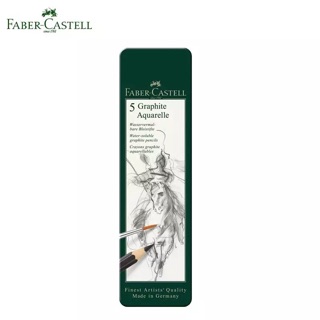 Set 5 cây chì nước đen Faber Castell Đức kèm quà tặng made in Germany