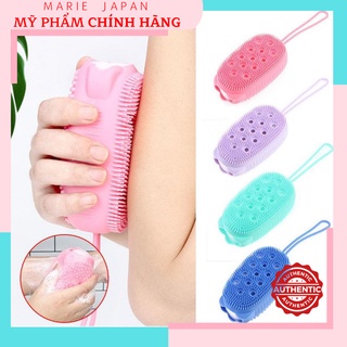 Bông Tắm Massage Tạo Bọt Đa Năng 2 Mặt Lông Mềm Mịn Silicon Bubble Bath Brush Hàn Quốc
