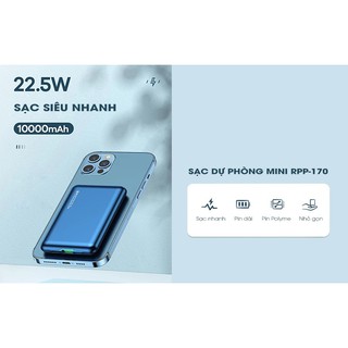 SẠC DỰ PHÒNG RPP 170 DUNG LƯỢNG 10000MAH MINI