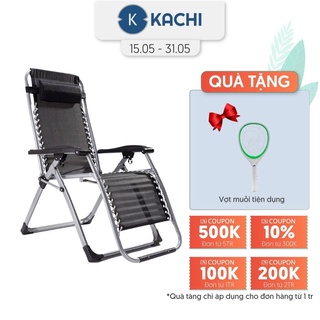 Ghế xếp thư giãn thông minh Kachi MK171 – Màu đen