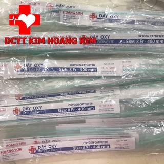 Dây oxy 1 nhánh Hoàng Sơn đủ size (Fr8, Fr10, Fr12, Fr14)