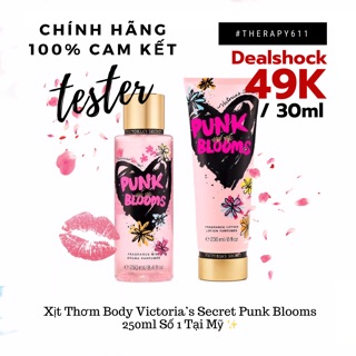 [𝗦𝗔𝗟𝗘]..::✨Xịt Body Mist Dưỡng Thể Victoria’s Secret "Punk Bloom" / Chuẩn Auth✨::..
