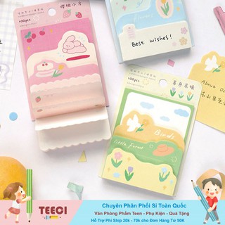 <Video Review> Set 4 Sticky Giấy Note To Do List Ghi Chú 100 Trang Best Wish Teeci666