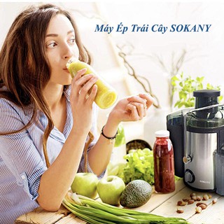 [Mã ELHA22 giảm 5% đơn 300K] Máy ép nước hoa quả, ép chậm Sokany SK4000