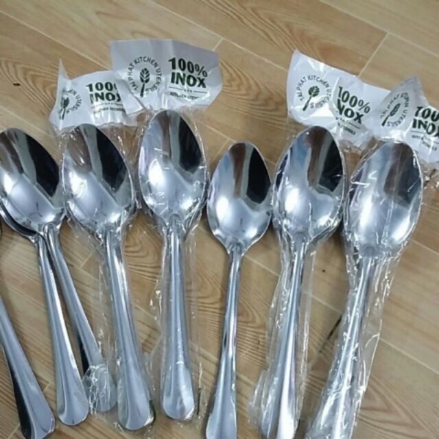 Muỗng inox an cơm combo 10 cái