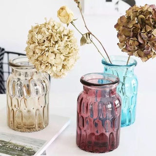 Bình Hoa - Lọ Hoa Thuỷ Tinh Phong Cách Bắc Âu Sang Trọng Cao 18cm Trang Trí Bàn Trà BH-03