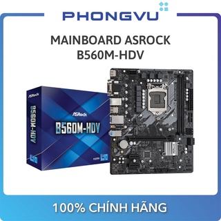 Bo mạch chính/ Mainboard Asrock B560M-HDV - Bảo hành 36 tháng