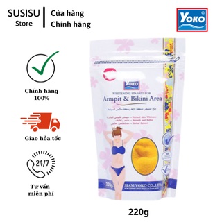 Muối Tắm Tẩy Tế Bào Chết Trắng Da Ngừa Thâm YOKO Whitening Spa Salt 220g