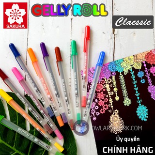 [CHÍNH HÃNG] Bút Gel Lẻ Sakura Gelly Roll Color Dòng Classic - Có Bút Trắng