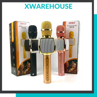 [Mã ELHACE giảm 4% đơn 300K] Micro karaoke bluetooth SDRD SD16 chính hãng âm cực to rõ
